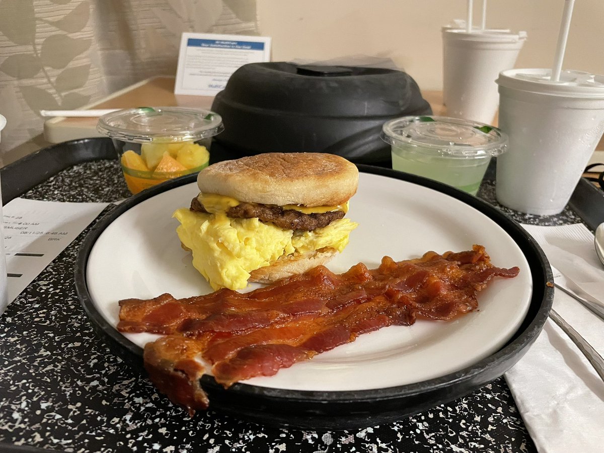 FINAL HOSPITAL BREAKFAST!!!