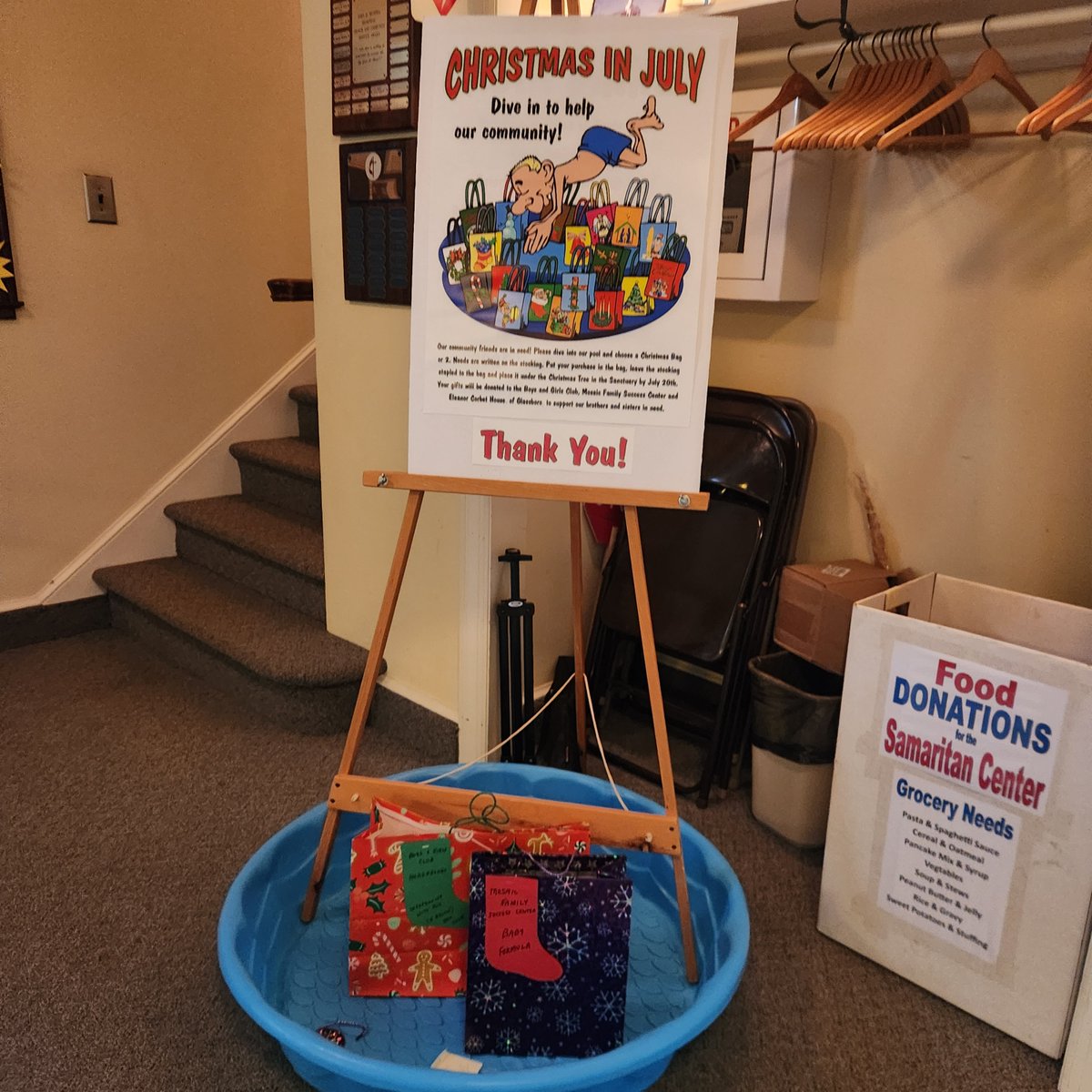 The holiday spirit isn’t just for December! Glassboro Methodist Church recently celebrated Christmas in July by collecting in demand items for Eleanor Corbett House. They gathered for a special service and to present the donations – thank you so much for your support!