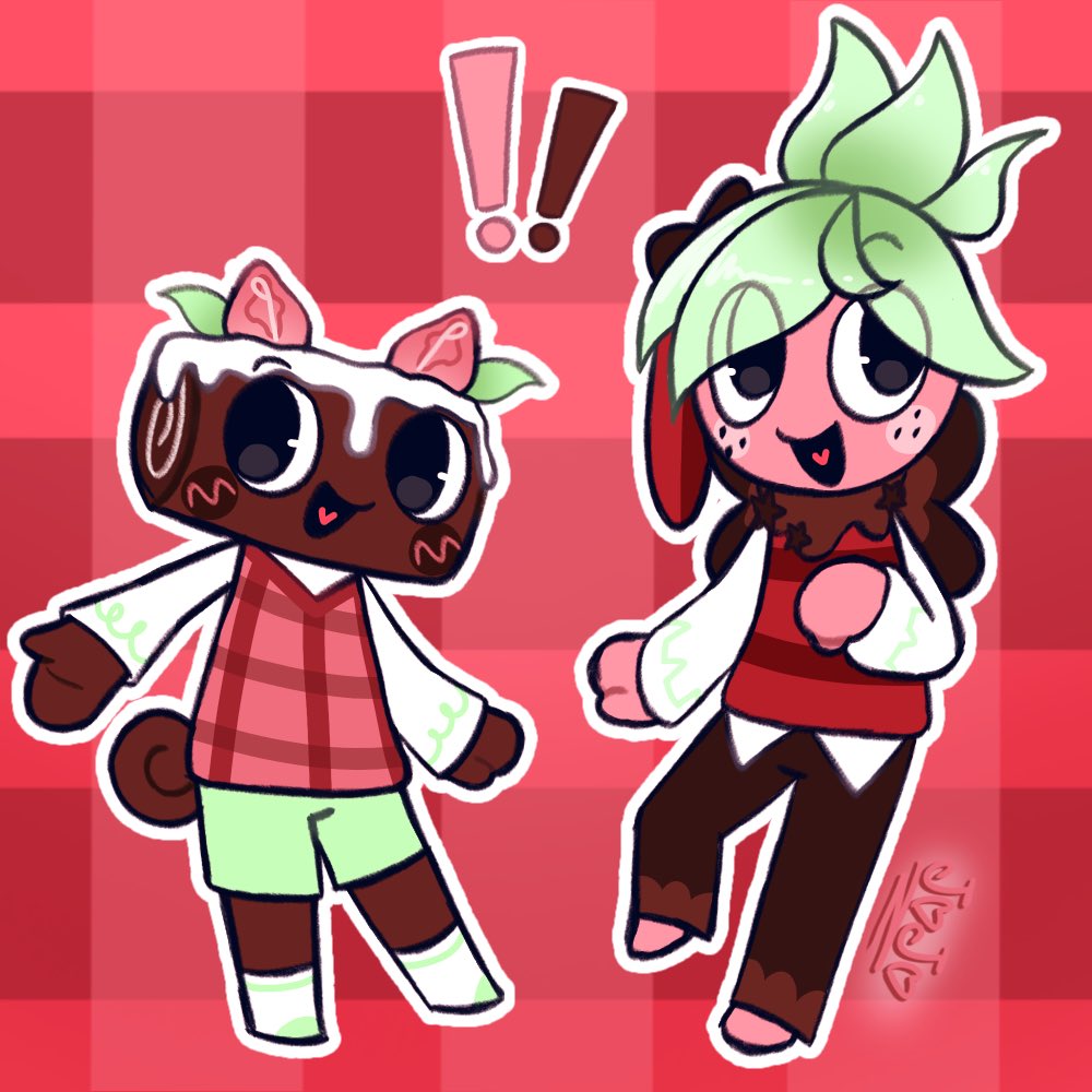 🍓🍫 
#dandysworld #sprout #cosmo