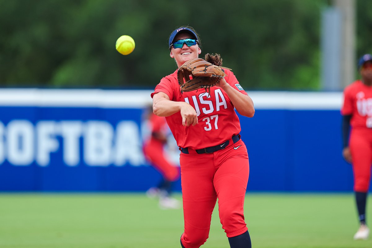 Utah_Softball's tweet photo. Good luck to #ProUte @hannahFlippen and @USASoftball at the World Games, which start Wednesday in China at 8 p.m. MT.

#GoUtes https://t.co/PHlxFtxzAv