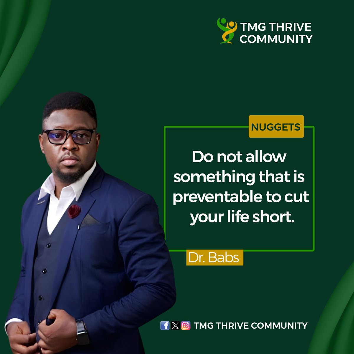 tmg_thrive's tweet photo. Yesterday’s community chat with @enodamade dropped life-saving facts on breast, cervical &amp; prostate cancer. 

Swipe through to learn key tips on early detection, prevention, and staying ahead. 

Knowledge is power, stay alive, stay aware! 💛🩺

#tmgthrivecommunity
#healthmatters https://t.co/AxkqOsUwbm