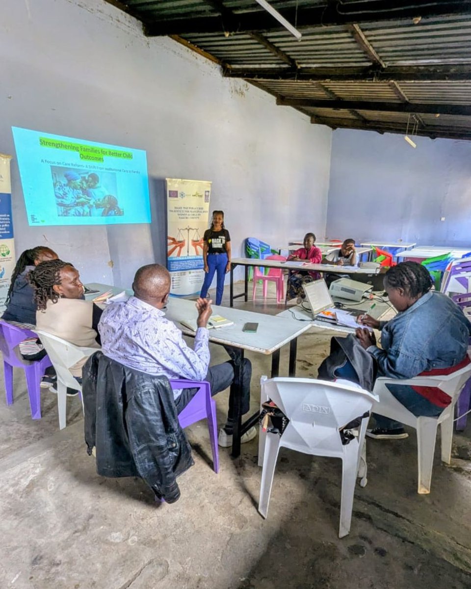 On Aug 6, we trained 8 community paralegals in Nakuru with Speak Kenya to prevent family separation, strengthen protection pathways &amp; boost community-based child protection under Kenya’s Care Reform Strategy. Thank you, Speak Kenya, for your commitment!

#CareReform