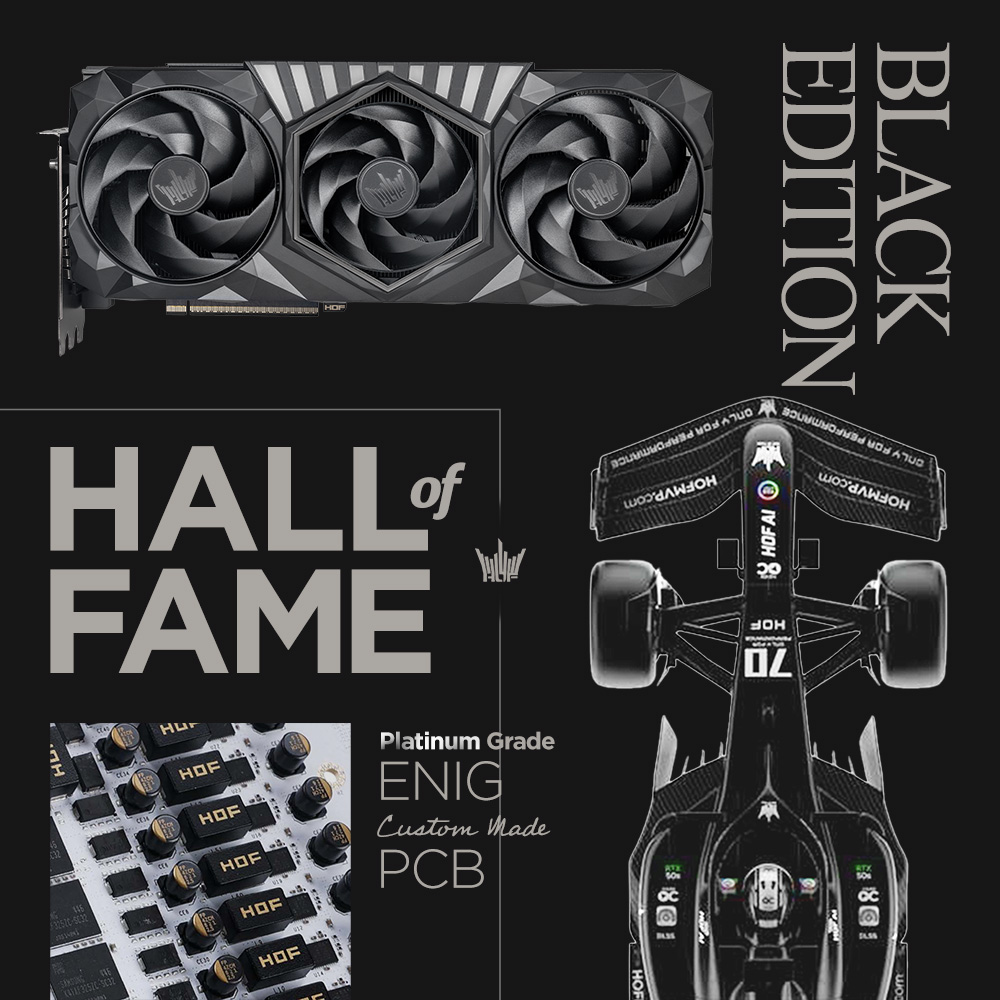 Tuned for speed, built to dominate.
HOF Gaming Series
Platinum grade ENIG for extended durability
Custom made white PCB that fits perfectly with your builds
Learn more: hofmvp.com
#HallOfFame #GALAX #blacktheme #pcgaming #PC #HOFGamingSeries #GeForceRTX50Series