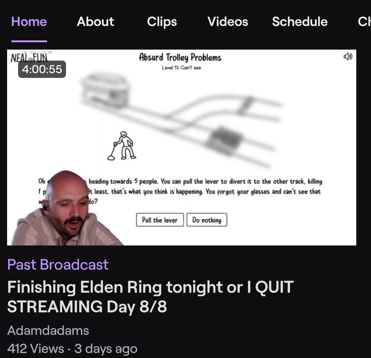 I just love my last broadcast name will be this 😂