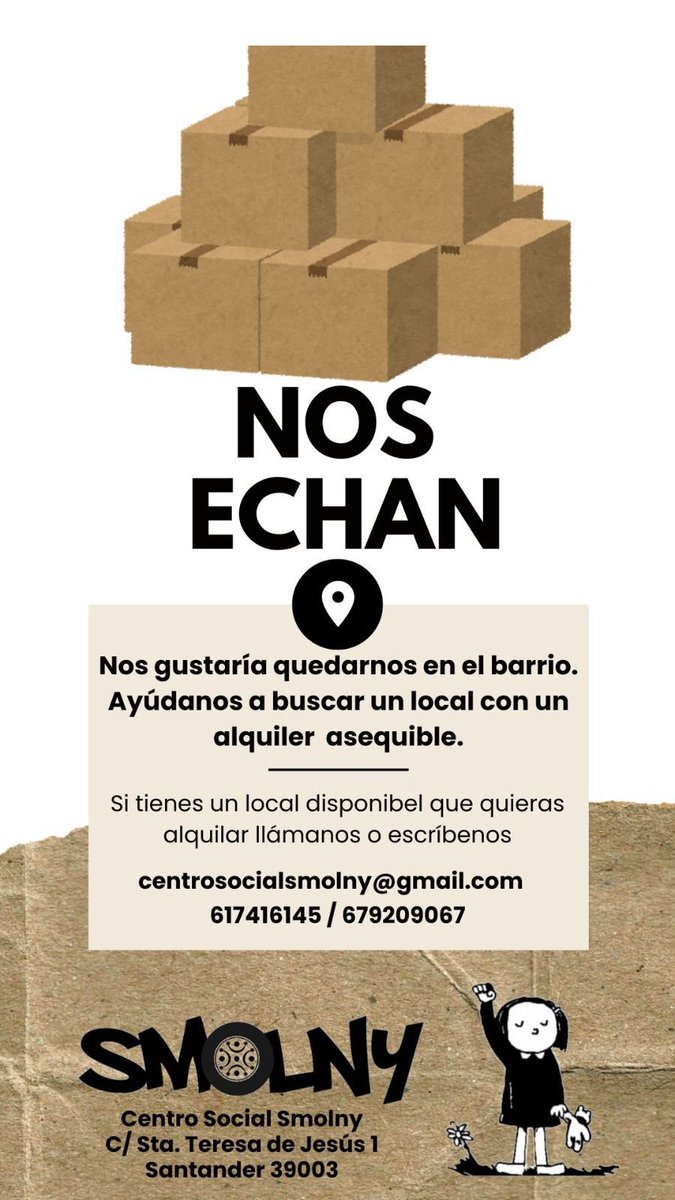 teresucafest's tweet image. ❤️‍🩹 Nos vemos obligadxs a dejar nuestro local xq no nos renuevan el contrato: la tentación de convertirlo en pisos turísticos pesa más que un alquiler estable durante años.
Buscamos alquilar o comprar un nuevo espacio y no queremos abandonar el barrio que nos vio nacer y crecer(+)