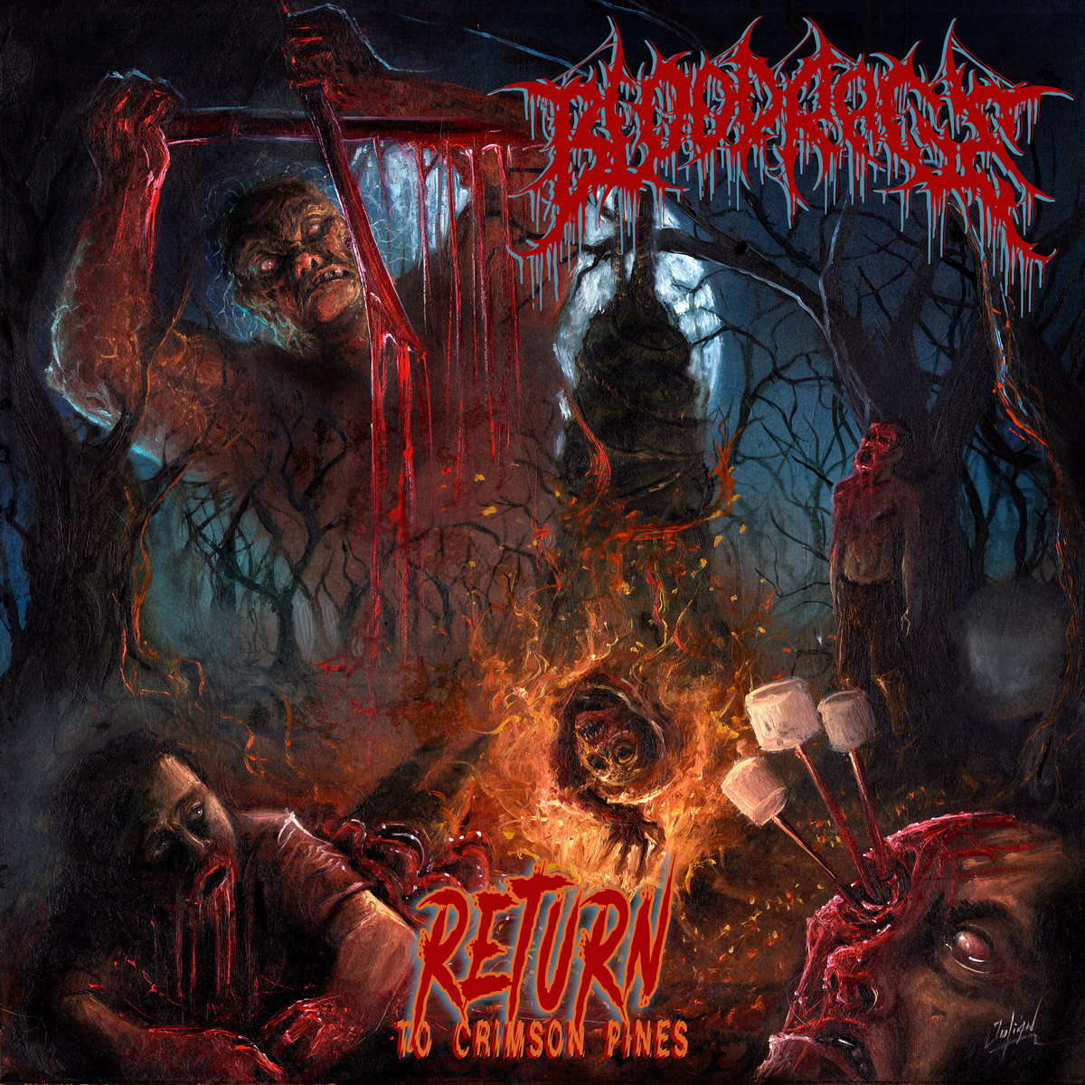 🇬🇧Blood Rage-Return to Crimson Pines.EP.2025.
2º EP de este dúo inglés que toca un pútrido #deathmetal muy cercano al Horror DM.Esta banda no se acerca como muchas otras compatriotas al sonido de los 1ros Carcass,este dúo es más Old SDM USA. Gran Ep💀👊
🎧bloodrage.bandcamp.com/album/return-t…