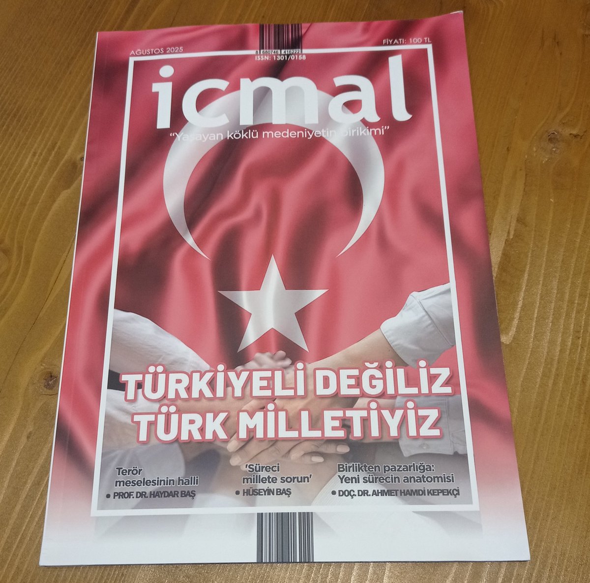 YavuzEkm's tweet photo. Türkiyeli değiliz,
Türk Milletiyiz. 
Okunacak Dergi #icmal  
🇹🇷 Yaşayan Köklü Medeniyetin Birikimi 🇹🇷 https://t.co/dHdfdKUlG2