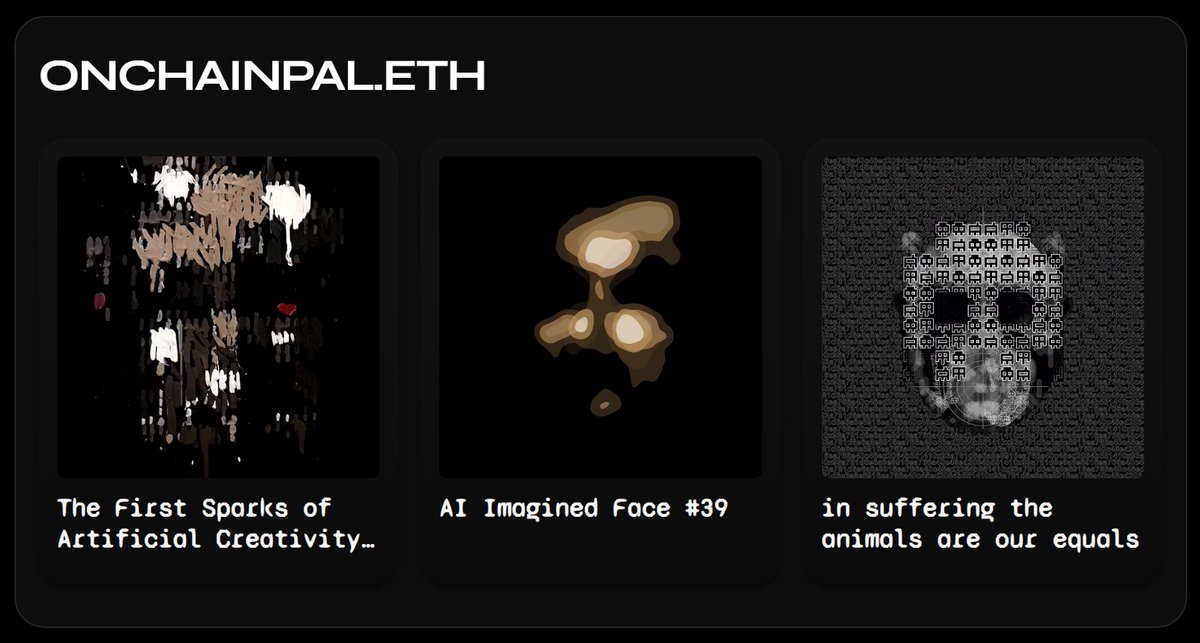 From Emergence to Reflection Triptych
owner <a href="/OnChainPal/">OCP (ON⛓️PAL)</a>