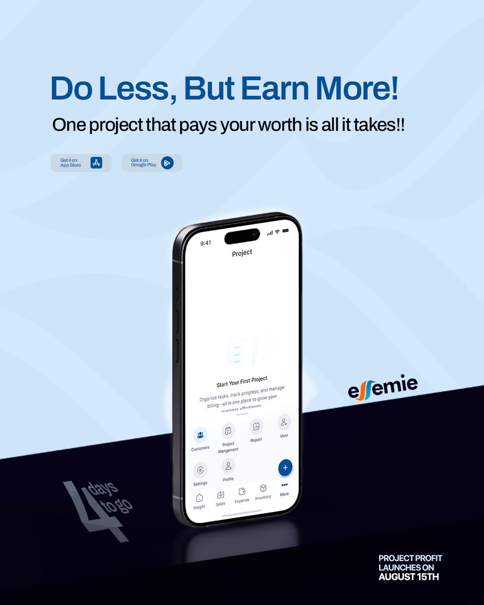 esemie_io's tweet photo. Ever wonder why you work around the clock but still struggle to afford life’s simple pleasures?

The truth is, your business isn’t making enough profit.

We’re changing that with Project Profit. Do the work you love. Keep your eyes on the bag. 💰💰

👉 https://t.co/1Vi7p930Dc https://t.co/dclEWMnaDh