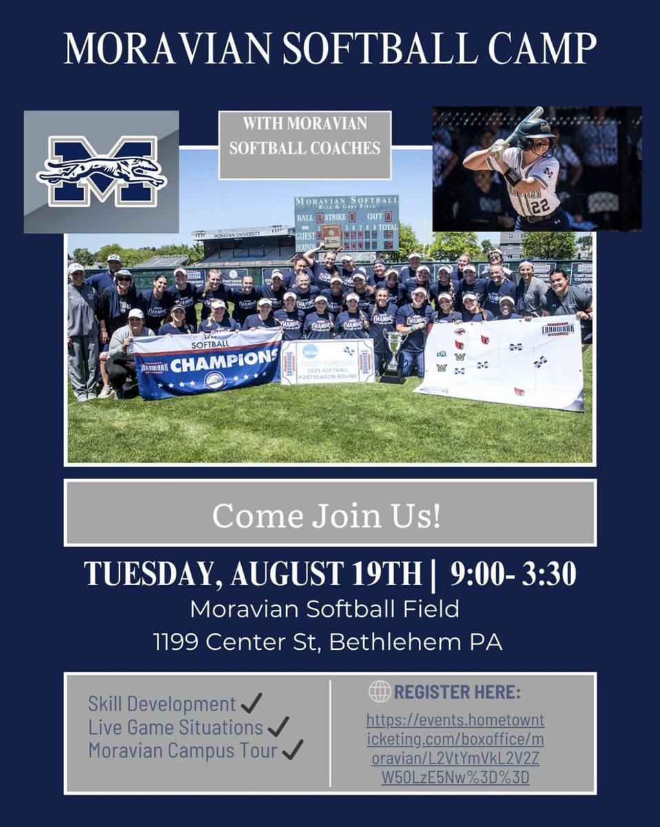 Moravian University Softball tweet media