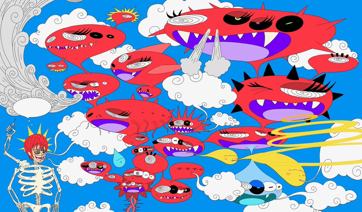 JohnnySukamii's tweet photo. Up in the clouds ☁️🍄🐉☀️ https://t.co/NbQ5nqWgTd
