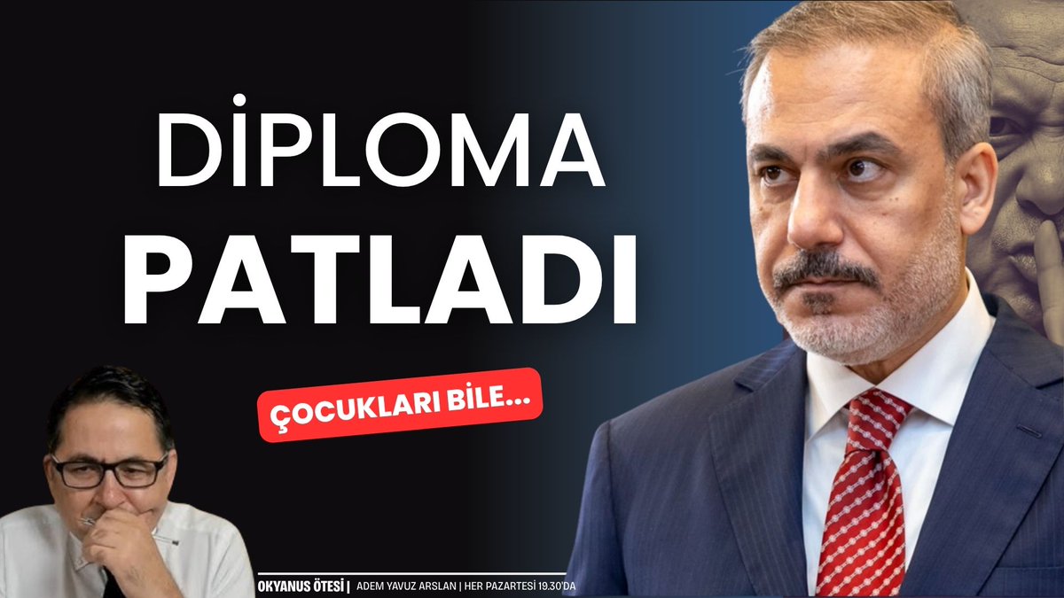 Tr724 (@tr724com) on Twitter photo Diploma patladı; çocukları bile...
Sadece Erdoğan ve Hakan Fidan değil iktidara yakım isimler ve çocukları sahte diplomalarıyla tarihe geçmek üzere... Organize suç çetesi gibi...
<a href="/ademyarslan/">ADEM YAVUZ ARSLAN</a> ile Okyanus Ötesi
youtu.be/woyPE3xdq50?si… Diploma patladı; çocukları bile...
Sadece Erdoğan ve Hakan Fidan değil iktidara yakım isimler ve çocukları sahte diplomalarıyla tarihe geçmek üzere... Organize suç çetesi gibi...
<a href="/ademyarslan/">ADEM YAVUZ ARSLAN</a> ile Okyanus Ötesi
youtu.be/woyPE3xdq50?si…