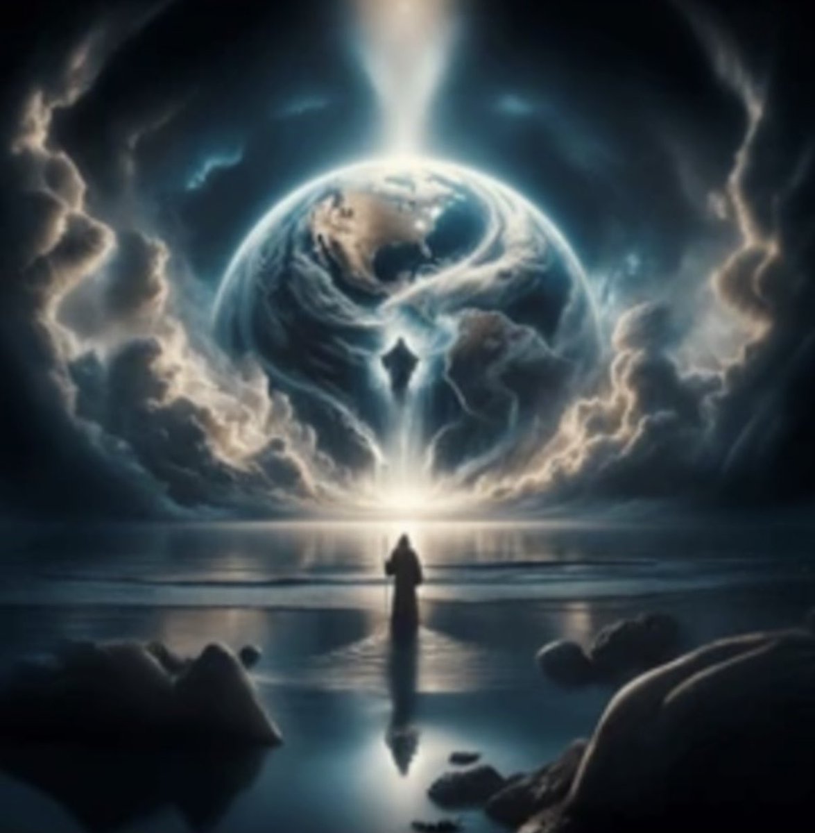 Nix1189268's tweet photo. Eternal Threads of Divine Love ✨

In the tranquil depths of your soul, sense the eternal bond with an omnipotent, omniscient, omnipresent divinity -unseen, yet ever near. A boundless current of love, peace, hope, and wisdom courses through you. 

Earth glows, cradled in celestial light, its radiance a testament to this sacred connection. Weaving a thread of divine love through your essence. Trust, beloved heart, in the tender embrace of divine love, guiding you through every step of your journey. 

My prayer friend is that you can rest  within the peace of this embrace.🙏🏼