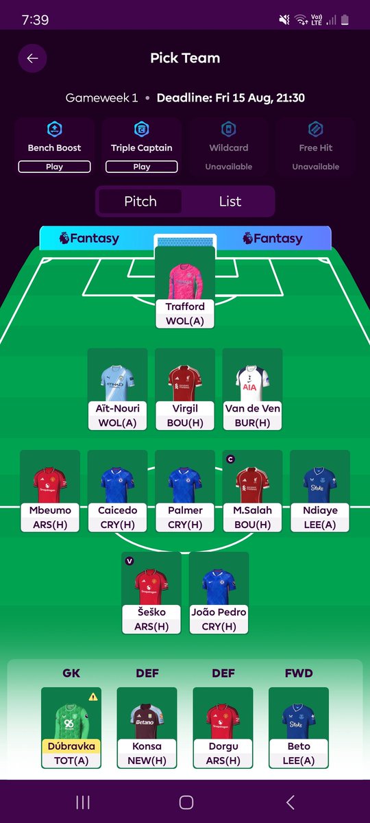 123Blueflags's tweet photo. @JimTalksFpl Rate my team out of 10 please 🙏 https://t.co/aMZzeVIw0z