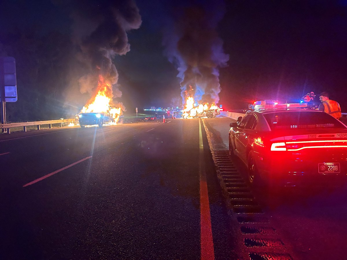 This weekend in Sumter County, Florida Highway Patrol (FHP) troopers were responding to a crash when a secondary collision occurred. Both vehicles began to ignite, and an injured occupant was unable to escape the damaged, flaming vehicle. An FHP trooper and another individual