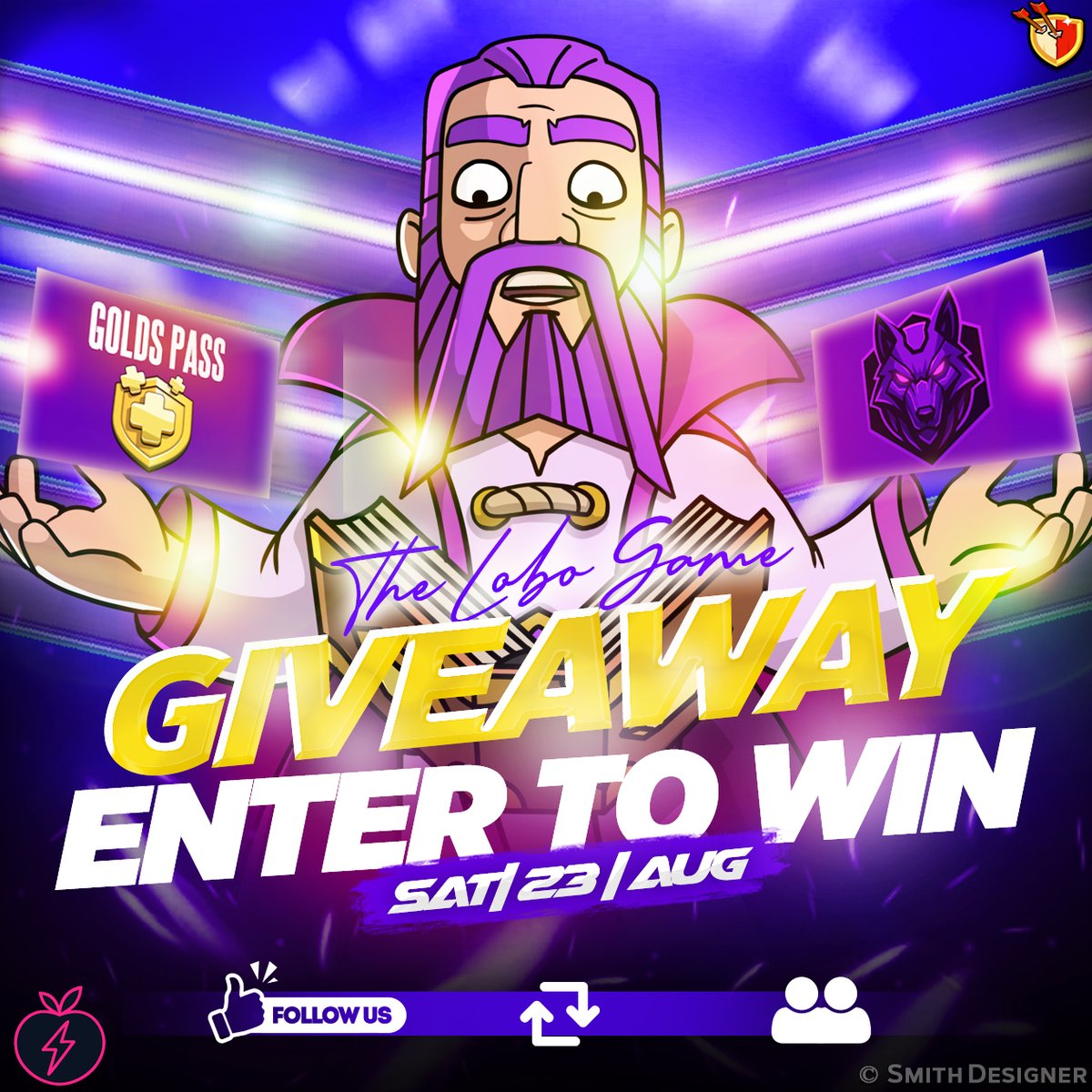 🎁1x Gold Pass Giveaway 🎁

🎊How to Enter:

1⃣ Follow <a href="/Dark_PeachC/">Dark Peach Community</a>
2⃣ Follow youtube.com/@the_lobo_game
3⃣ RT 👥 Post  ❤️
4⃣ Mention 3 friends 👥

Winner announcement on Aug 23th 🏆

Remember to validate the YouTube channel's follow with a screenshot.