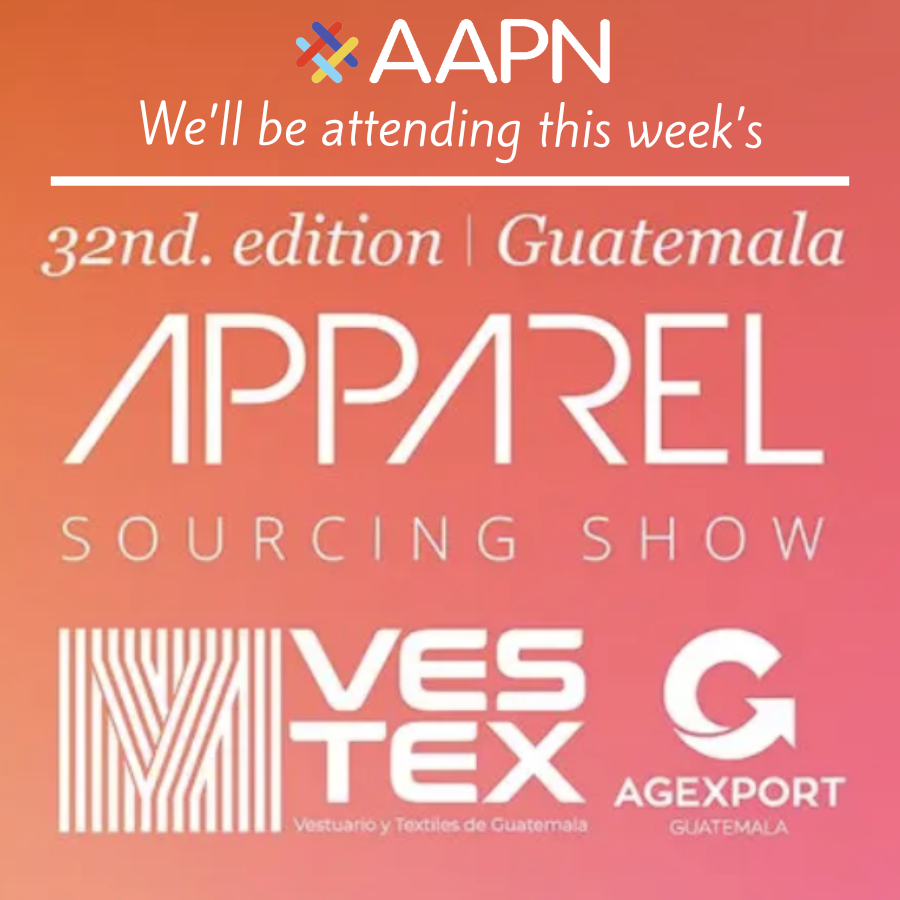 AAPN's tweet photo. @AAPN Executive Director Lynsey Jones will be attending the Guatemalan Apparel Sourcing Show this week – August 12-14 – will you?

She will be walking the floor on Tuesday, August 12 and Wednesday, August 13. Lynsey will also have the honor of sharing the stage with our longtime AAPN friend Carlos Arias on Wednesday, August 13 at the Discussion Forum: "Guatemala & U.S. Tariffs: Challenges and Opportunities for the Apparel and Textile Sector." They’ll be joined by a representative from Guatemala’s Ministry of Economy (to be announced), along with Natalie Hanson, an international trade expert. Together, they’ll help lead a discussion on the impact of new U.S. tariffs, strategic opportunities for Guatemala, and how buyers are navigating recent trade policy changes.

If you’re attending the Apparel Show, be sure to connect with Lynsey!

#ProAmericas #AmericasTextiles #WesternHemisphere #ILoveThisIndustry #Fibers #Yarns #Fabrics #SewnProducts #Apparel #Fashion #Knitting #Weaving #Sustainability #ApparelIQ #SupplyChain #Reshoring #Nearshoring #CAFTADR #USMCA #AAPN #Guatemala #Tariffs