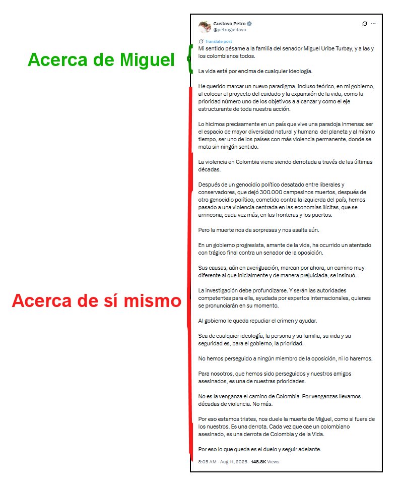 ghitis's tweet photo. Esto dijo el mequetrefe Gustavo Hemérito acerca del asesinato de Miguel Uribe: https://t.co/SEUvY253Nk