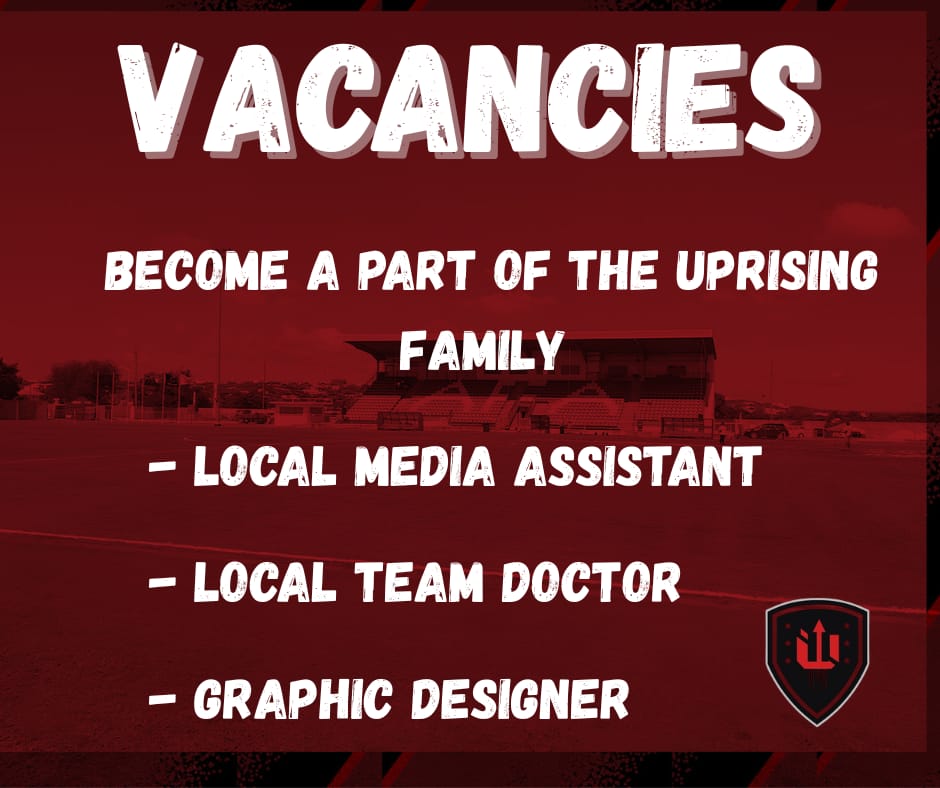 CLUB VACANCIES ⚽

Want to become a member of our wonderful club? You do! Then take a look at these voluntary roles that we have an offer. If they are of interest to you, please send us a DM!
Note - Graphic Designer can be done locally or remotely.

#oneclubonegoal