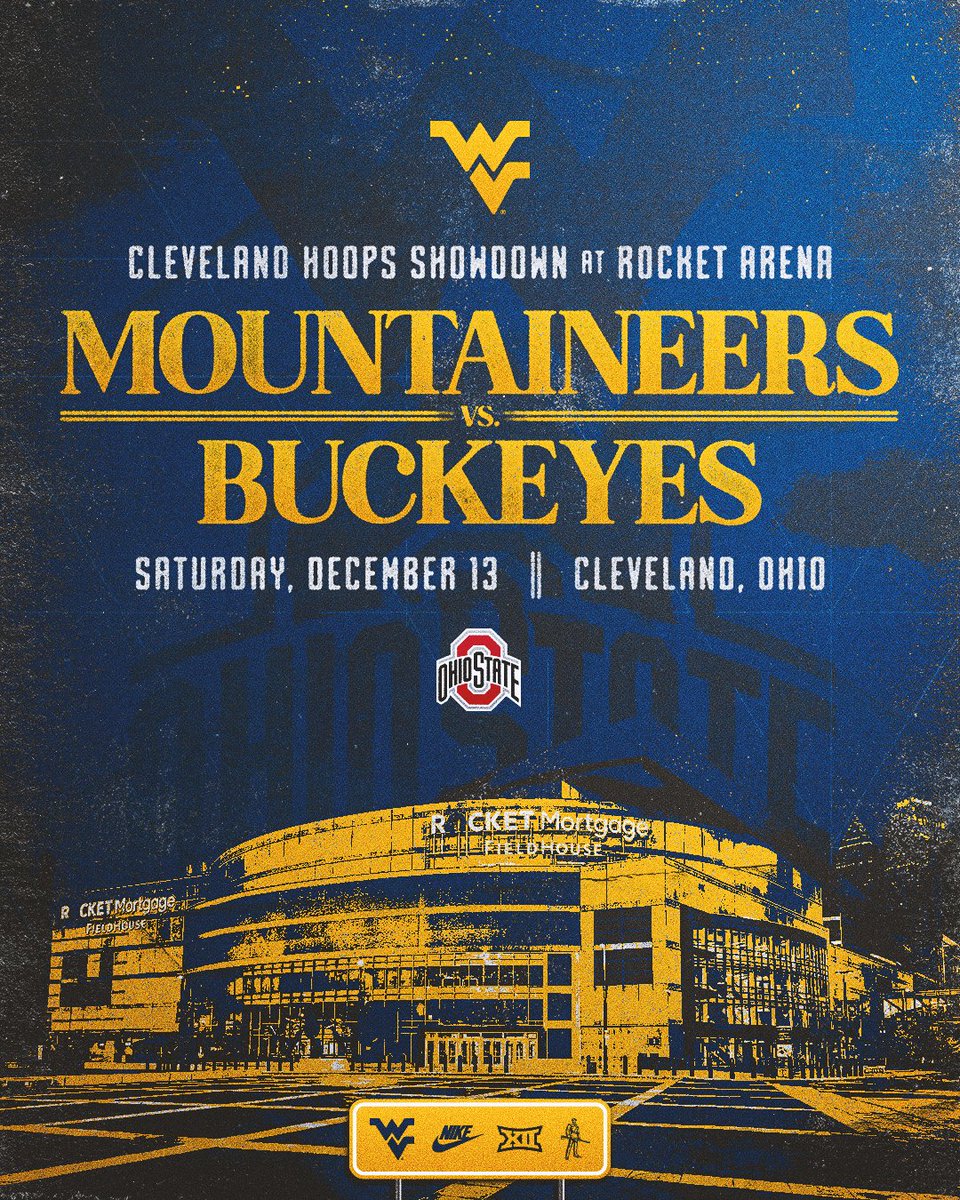 Heading back to Cleveland to take on the Buckeyes‼️

📅 Cleveland Hoops Showdown -- Saturday, Dec. 13

🔗 tinyurl.com/26x85ya9