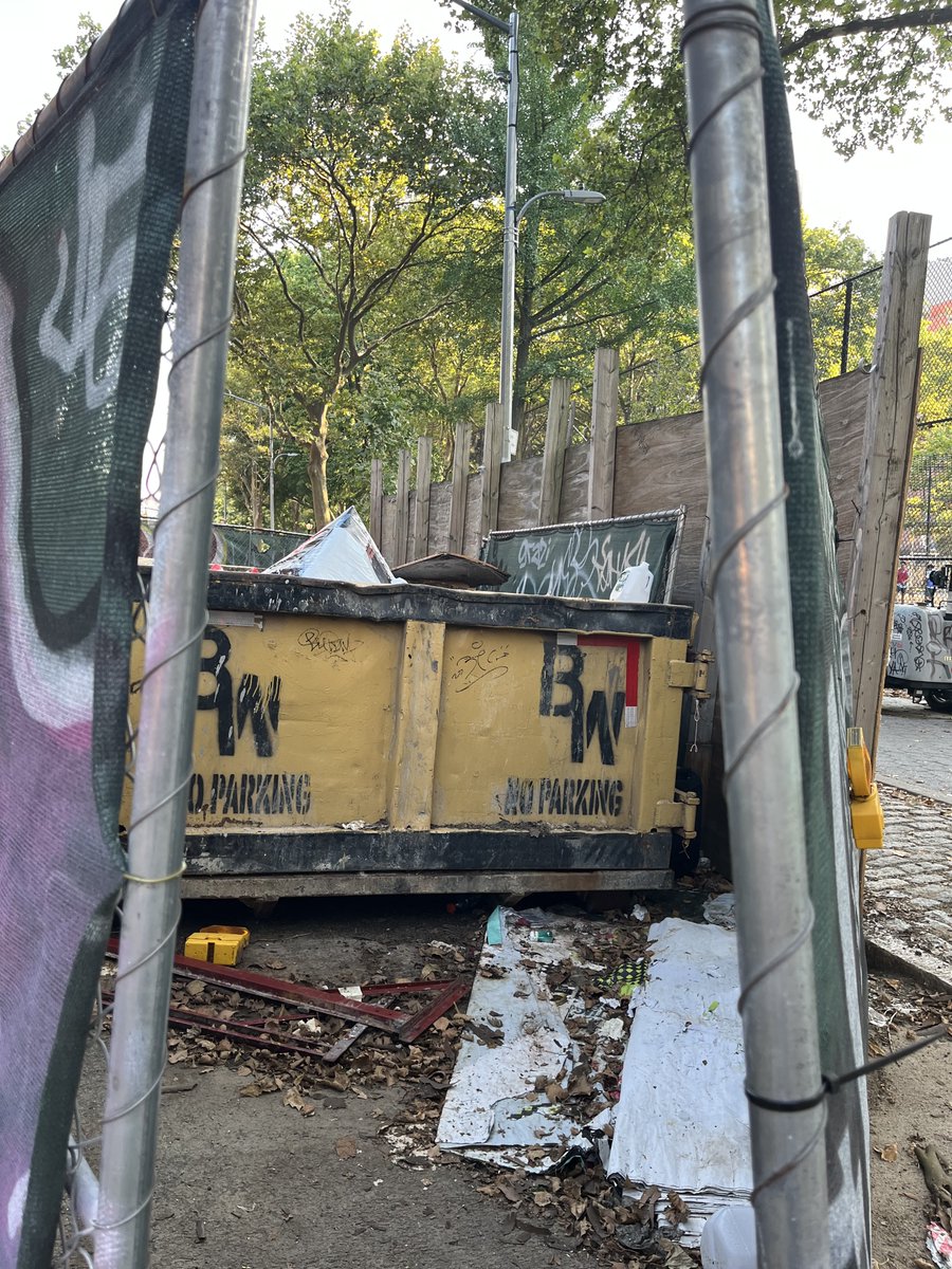 The Sara Roosevelt Park Community Coalition (@sararpcc) on Twitter photo Decrepit, rat-inviting, hide-outs/shooting gallery sheds left after <a href="/MTA/">MTA</a> construction that took many years (partly due to Covid).
Not workable in this park.
<a href="/NYC_DOT/">NYC DOT</a> <a href="/ConEdison/">Con Edison</a> <a href="/NYCParks/">NYC Parks</a> <a href="/CB3Man/">Community Board 3</a> <a href="/NYPD5Pct/">NYPD 5th Precinct</a>
These need to be removed please. Decrepit, rat-inviting, hide-outs/shooting gallery sheds left after <a href="/MTA/">MTA</a> construction that took many years (partly due to Covid).
Not workable in this park.
<a href="/NYC_DOT/">NYC DOT</a> <a href="/ConEdison/">Con Edison</a> <a href="/NYCParks/">NYC Parks</a> <a href="/CB3Man/">Community Board 3</a> <a href="/NYPD5Pct/">NYPD 5th Precinct</a>
These need to be removed please.
