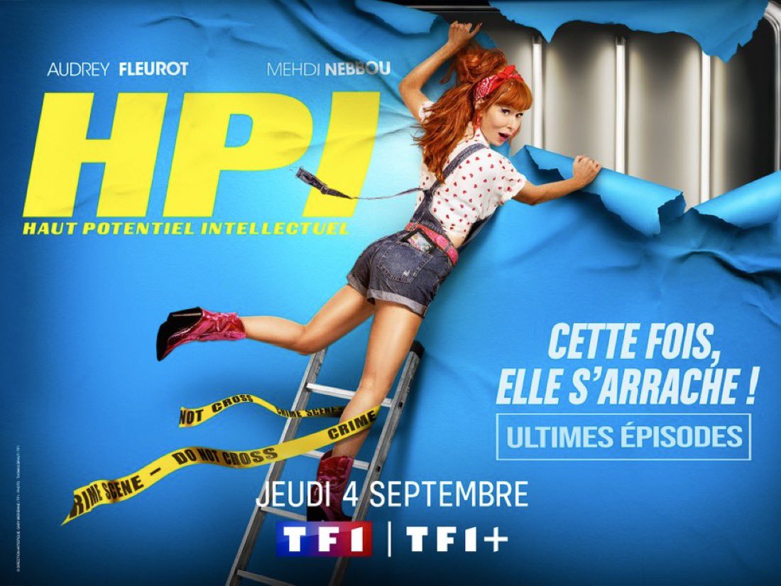 GobinNews's tweet image. HPI : LE FINAL

Les ultimes épisodes de la toute dernière saison de #HPI avec Audrey Fleurot sont à retrouver à partir du jeudi 4 septembre à 21h10 sur #TF1.

#programmestv #programmetv #audiences #audiencestélé #prime #primetime