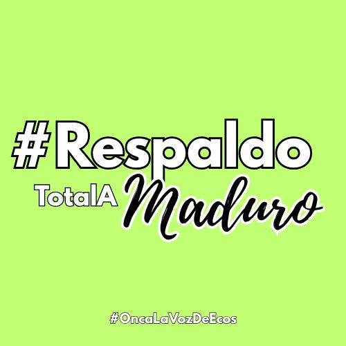 El pueblo sabe quién está con él. ¡Maduro no abandona, Maduro acompaña! #RespaldoTotalAMaduro
<a href="/UnleashDracarys/">Dracarys</a>