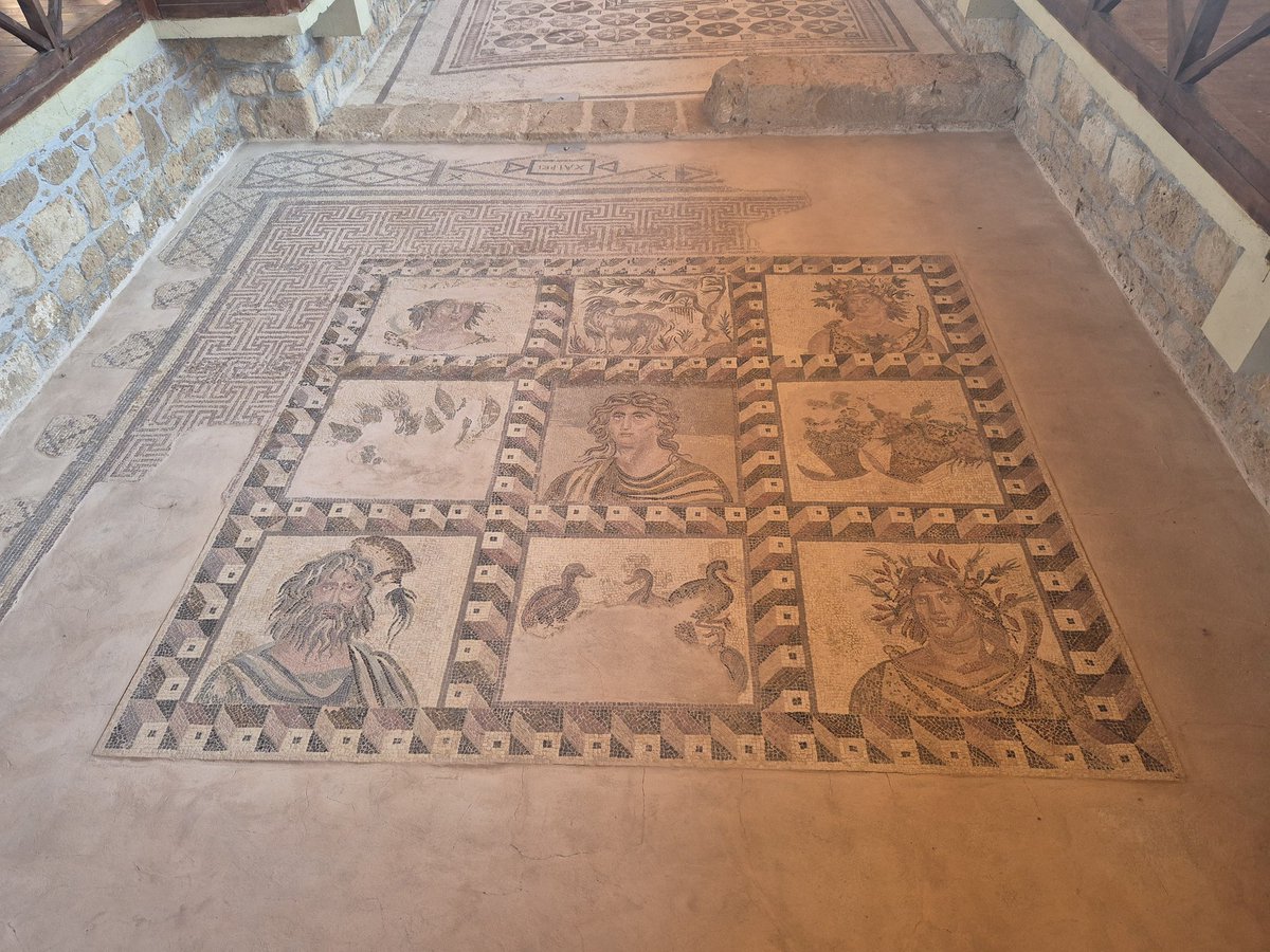 TheHistoryMouse's tweet photo. Fabulous mosaic with wonderful 3D effect bordering panels #WhereInTheWorldIsMouse #MosaicMonday https://t.co/eeIYbiSCMl