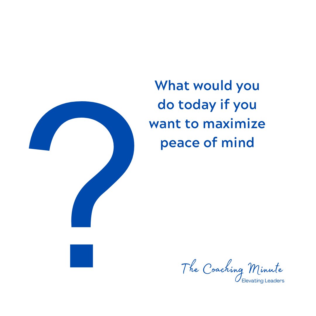 The first week of a long season...

Maximize peace of mind by handling what could become dead weight later.

#coachingmin #coachingquestion #PerformanceCoach
