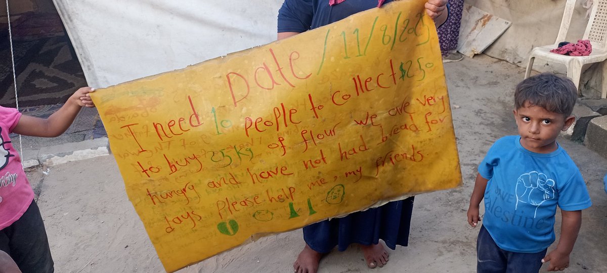 I need 10 people to collect $250 to buy 25 kg of flour. We are very hungry and have not had bread for days. Please help me, my friends.
Please help me, I die from hunger💔 
Please help me, I die from hunger💔 
Please help me, I die from hunger💔
chuffed.org/project/137168…