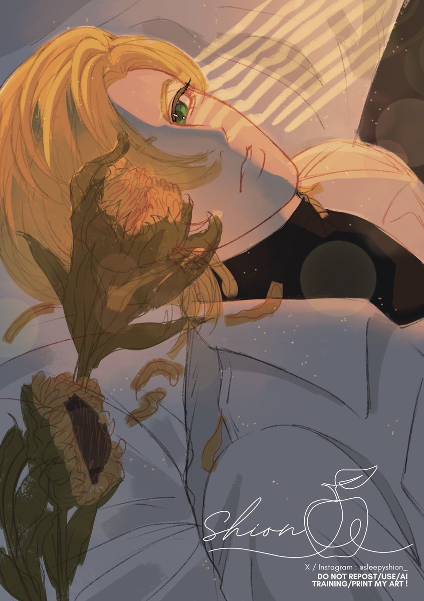 sleepyshion_'s tweet photo. お誕生日おめでとう、アッシュ🌻 
#BANANAFISH #バナナフィッシュ 
#アッシュ・リンクス生誕祭2025 
#アッシュ・リンクス誕生祭2025 
#アッシュリンクス誕生祭 https://t.co/DV6pWaXZt7