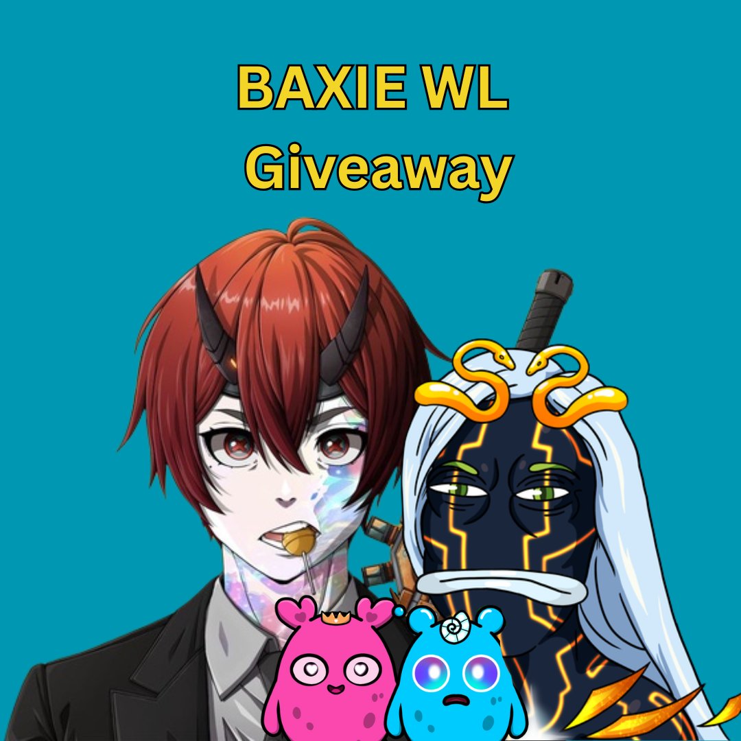 sinta_1521's tweet image. 🚨  Baxie NFT Whitelist Give away! 🚨

I am giving away 2 GTD WL Spots &amp;amp; 5 FCFS WL Spots for Baxie’s upcoming NFT mint!

How to join:
1️⃣ Like &amp;amp; Repost this tweet
2️⃣ Follow : 
@sinta_1521,  @Baxieronen, &amp;amp; @LFTokenz01
3️⃣ Tag 3 friends
4️⃣ Join Discord 👉 discord.com/invite/ronen…