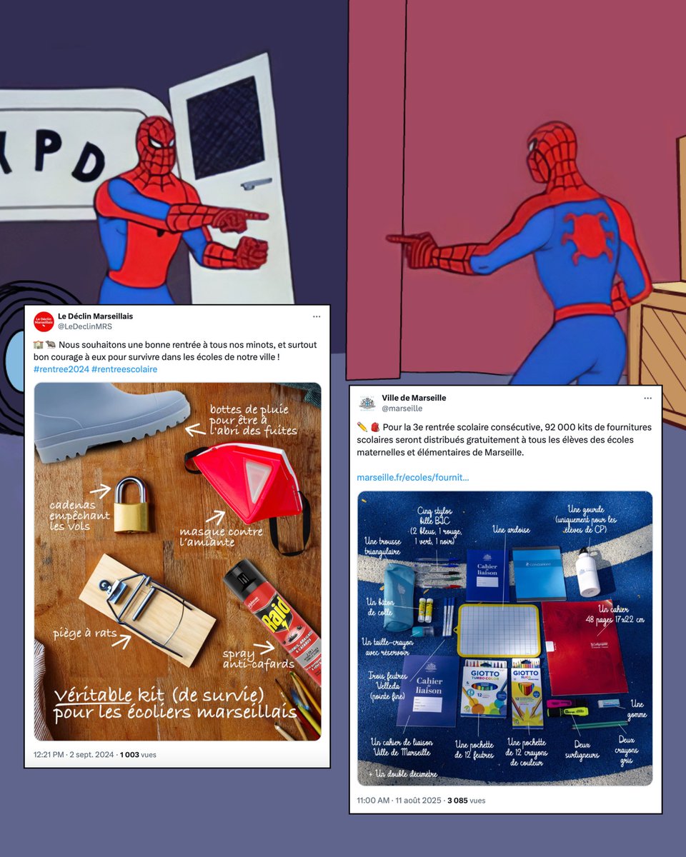 Merci au graphiste de la Ville pour ce bel hommage visuel, rendu au Déclin Marseillais !