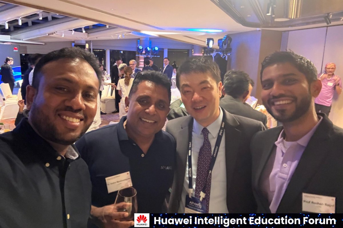 ragelrg's tweet photo. Honored to represent #LEARN at the #Huawei Intelligent Education Forum 2025 during #APAN60 in Hong Kong 🇭🇰
Great insights on AI-driven transformation in education. Excited to shape the future of #IntelligentEducation in #AsiaPacific!
#AI #EdTech #DigitalTransformation #SriLanka https://t.co/47S9zLbQlt