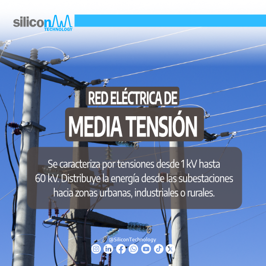 _silicontech's tweet image. Conoce más sobre los distintos niveles de tensión en las redes eléctricas: baja, media y alta.
En #SiliconTechnology tenemos soluciones para todos los niveles.
📩 ltambra@silicon.com.pe
📲 +51 960 580 001
#RedesEléctricas #MediaTensión #AltaTensión #SolucionesEnergéticas