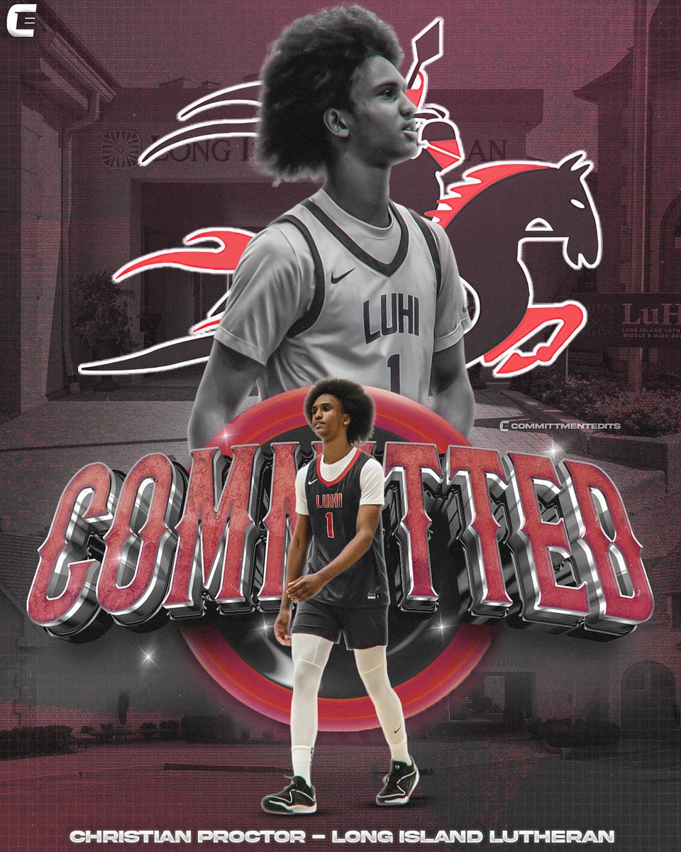 iamchrisproctor's tweet photo. I would like to announce I will be transferring to Long Island Lutheran (LuHi) https://t.co/qDNGrJ6KVE