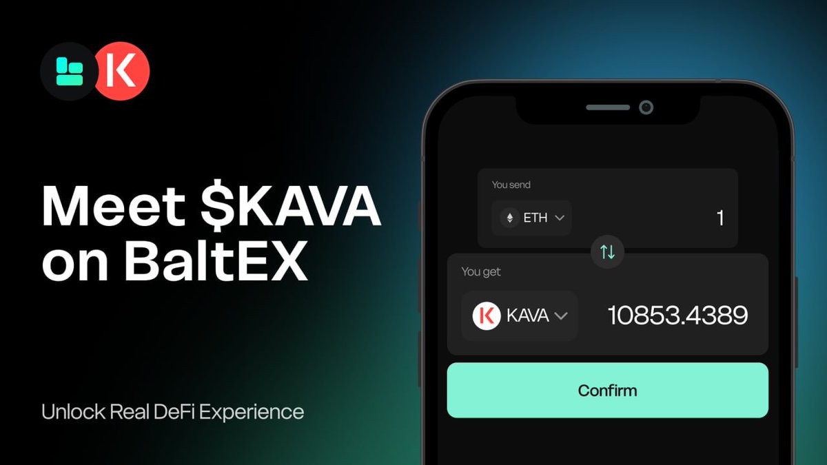 🤝 BaltEX x <a href="/KAVA_CHAIN/">Kava</a> Are Now Collaborating

We're teaming up to make $KAVA truly cross-chain, non-custodial, and accessible across 20+ networks.

An 🇺🇸 American-built Layer-1 meets the terminal designed for execution — no KYC, no friction, just utility.

Swap $KAVA the way it