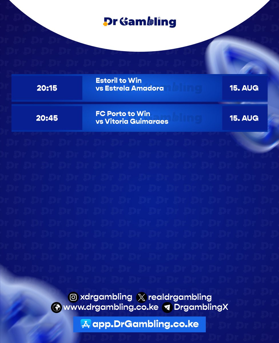 realDrGambling's tweet photo. Today’s 3 Odds Picks from DrGambling! 

You play as ACC  combine

It's your choice - Gamble like a Pro!

📲 Follow @xdrgambling for live updates &amp; winning insights!  
⚡ Bet smart, win bigger!

#BettingTips #DrGambling #Over2.5 #FootballPredictions https://t.co/SScvTqROkt