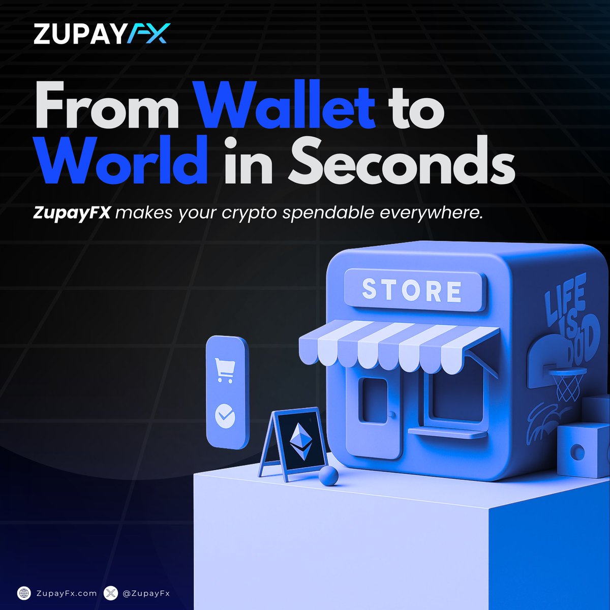 ZupayFx's tweet photo. 🚀 From Wallet to World in Seconds 💳

With ZupayFX Crypto Card, your crypto isn’t just an investment 

👉Spend your Crypto anywhere, anytime.
🔗 https://t.co/hF02Sr3J7x

#ZupayFX #CryptoPayments #EONChain #Blockchain #Web3 #CryptoMadeEasy https://t.co/NdsXiBfXQL