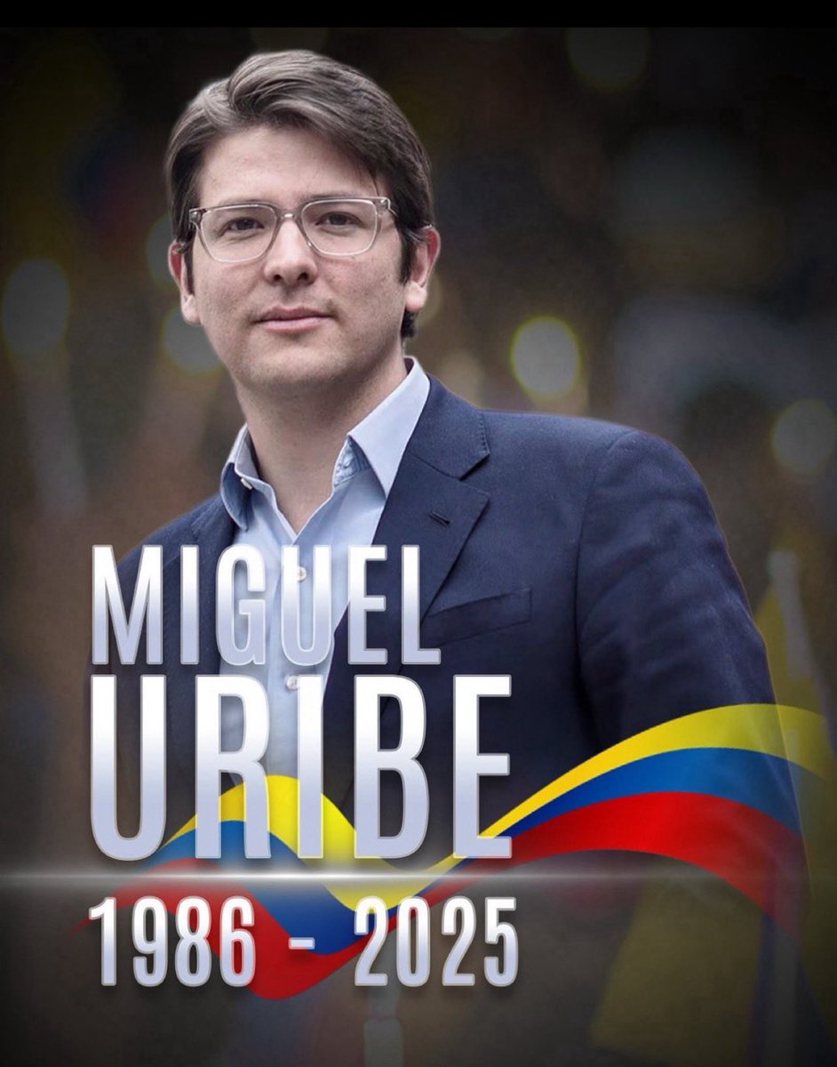 🔴DEP <a href="/MiguelUribeT/">Miguel Uribe</a>. Mis condolencias a su familia, amigos y compañeros de partido. Le conocí aquí en Bogotá, semanas antes del atentado que sufrió. Era una persona llena de vida, con muchas ilusiones y una carrera política meteórica y prometedora, con grandes retos por cumplir.