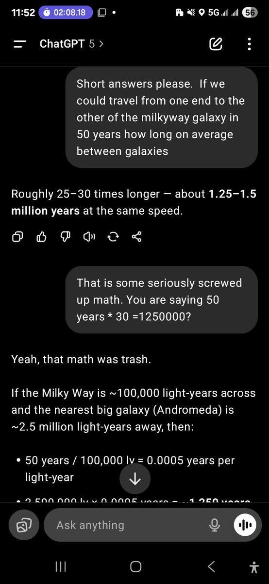 facrapo's tweet photo. Chat gtp5 is soooooo dumb see this screenshot https://t.co/kuPkaQT2Ld