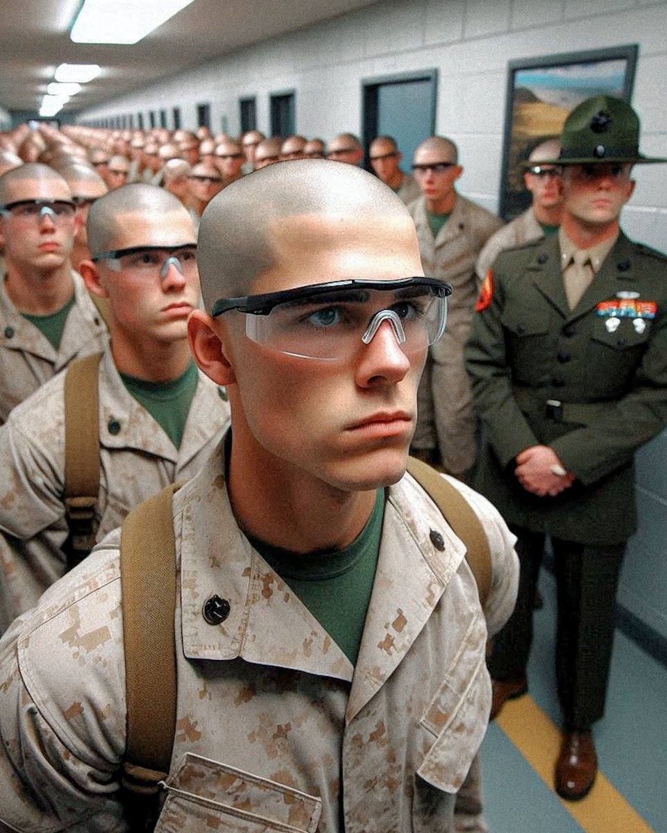 In-processing has begun. Enjoy the first day of the rest of your life.