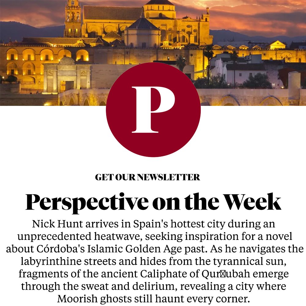 This week’s deep dive, Letter From Córdoba Moorish ghosts by Nick Hunt

Follow the link to read:
…ctive-media-international.beehiiv.com

#PerspectiveMedia #Cordoba #Spain #CordobaMosque