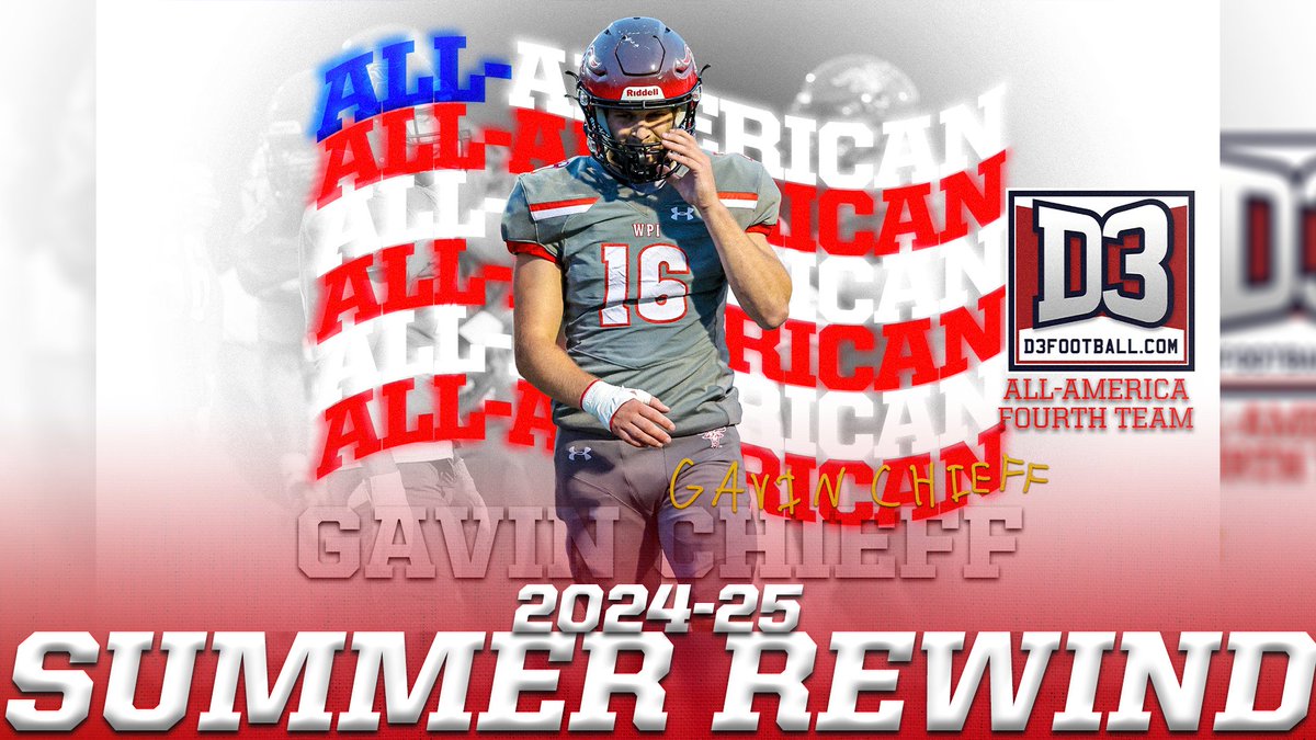 WPI Athletics (@wpiathletics) on Twitter photo โฎ๏ธSUMMER REWINDโฎ๏ธ
<a href="/WPIFootball/">WPI Football</a>'s Gavin Chieff capped his senior season with D3football.com All-America honors โ becoming just the third All-American in <a href="/WPIFootball/">WPI Football</a> history! ๐๐ฅ
Rewind below! โคต๏ธ
๐ฐ - tinyurl.com/ykar6fm8
๐x๐
#GoatNation #d3fb โฎ๏ธSUMMER REWINDโฎ๏ธ
<a href="/WPIFootball/">WPI Football</a>'s Gavin Chieff capped his senior season with D3football.com All-America honors โ becoming just the third All-American in <a href="/WPIFootball/">WPI Football</a> history! ๐๐ฅ
Rewind below! โคต๏ธ
๐ฐ - tinyurl.com/ykar6fm8
๐x๐
#GoatNation #d3fb