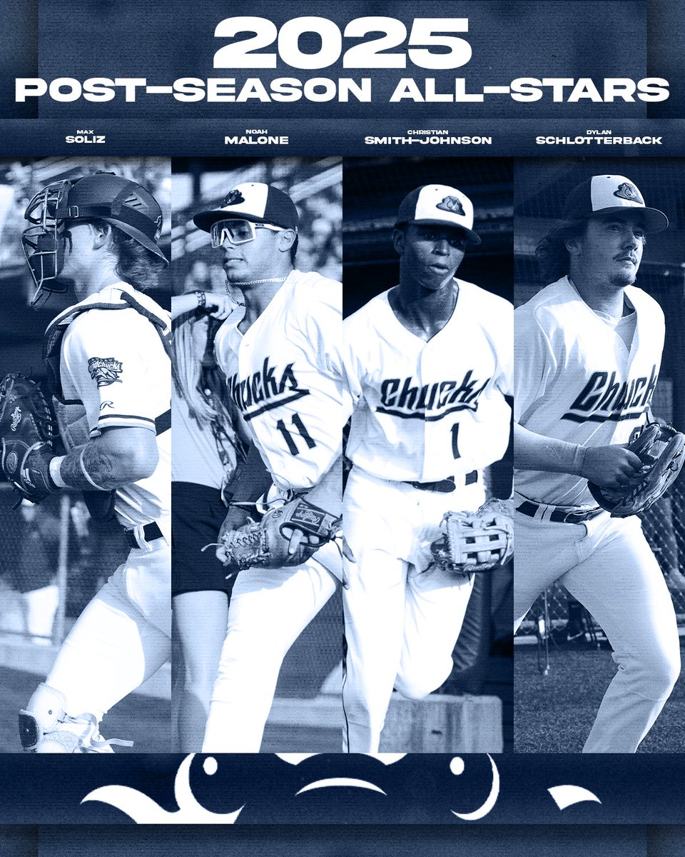 Wausau Woodchucks (@chucksbaseball) on Twitter photo Playoffs are here and our Woodchucks are shining! π
The NWL has named Max Soliz, Noah Malone, Christian Smith-Johnson, and Dylan Schlotterback as Post-Season All-Stars! ππ²
<a href="/JR_Soliz_BOOM/">Max Soliz Jr</a> <a href="/Noah99malone/">Noah Malone</a> <a href="/Christian_sj2/">Christian Smith-Johnson</a> <a href="/SavageD99/">Dylan Schlotterback</a> <a href="/NWLbaseball/">Northwoods League Baseball</a>
#BurrowDown #WausauWoodchucks Playoffs are here and our Woodchucks are shining! π
The NWL has named Max Soliz, Noah Malone, Christian Smith-Johnson, and Dylan Schlotterback as Post-Season All-Stars! ππ²
<a href="/JR_Soliz_BOOM/">Max Soliz Jr</a> <a href="/Noah99malone/">Noah Malone</a> <a href="/Christian_sj2/">Christian Smith-Johnson</a> <a href="/SavageD99/">Dylan Schlotterback</a> <a href="/NWLbaseball/">Northwoods League Baseball</a>
#BurrowDown #WausauWoodchucks
