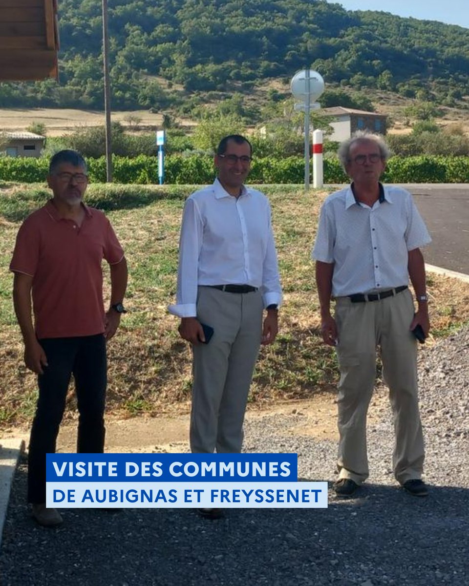 Image de Préfète de l'Ardèche - #SurLeTerrain #Ruralité #Proximité 

Visite des communes d’Aubignas et de Freyssenet par le secrétai