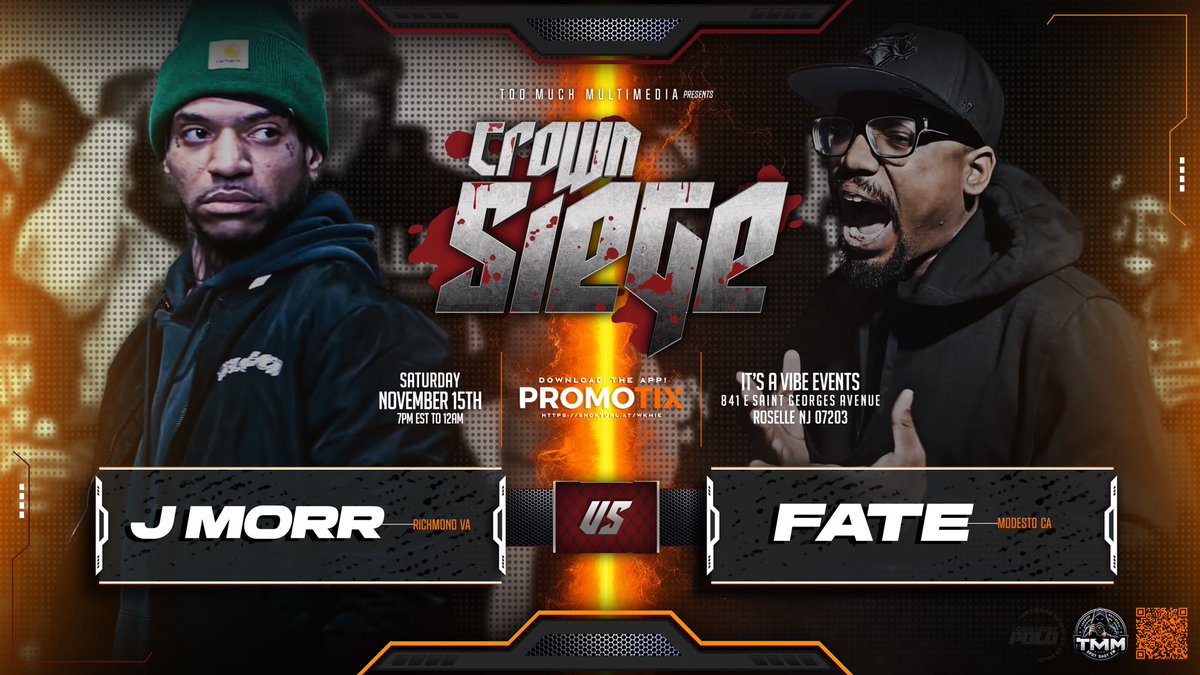 #CROWNSIEGE FIRST ANNOUNCEMENT 
<a href="/JmorrUpone/">WhatIsWeTalkingAbout?!</a> vs <a href="/Imaginethatfate/">F.A.T.E</a> 
😈