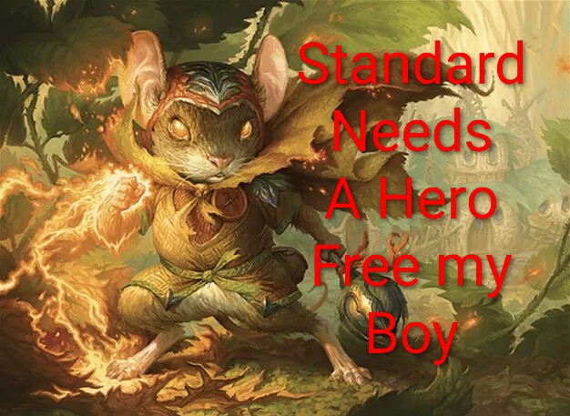 ricky linn (@alsosteve) on Twitter photo Now how do we beat the vivi decks if they aren't getting banned? We go under them, aggro them out before they can get the machine moving.
WE NEED A HERO! Locked up for Monstrous Rage 's crimes! An emergency unban! <a href="/fireshoes/">Robert Taylor🔥</a>
Im holding out for a hero!
#FreeStratos #Vivi #Hero Now how do we beat the vivi decks if they aren't getting banned? We go under them, aggro them out before they can get the machine moving.
WE NEED A HERO! Locked up for Monstrous Rage 's crimes! An emergency unban! <a href="/fireshoes/">Robert Taylor🔥</a>
Im holding out for a hero!
#FreeStratos #Vivi #Hero
