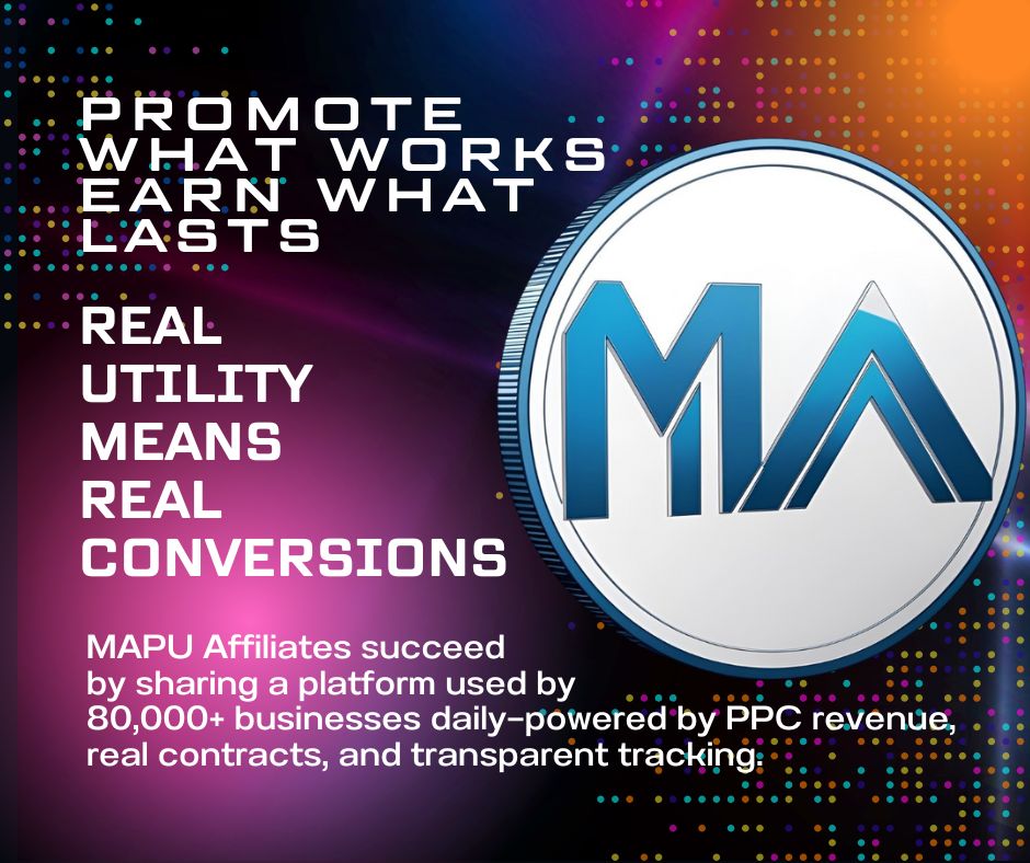 AITWebHosting's tweet photo. Smart marketers choose real results over hype.
MAPU Affiliates get:
80K+ daily users
Real PPC revenue
Gov contracts
Transparent commissions
USDC payouts
Promote value. Build trust. Earn more.
https://t.co/0lTAn0RMj9
#AffiliateMarketing #MAPU #Web3Revenue #SmartMarketing https://t.co/GenJW1vbLa