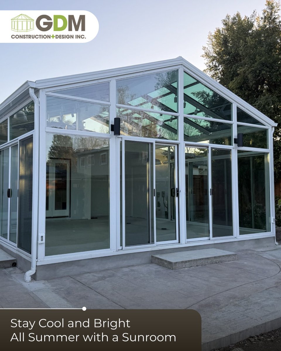 GDMConstructDes's tweet photo. August Vibes, All Year Long

Why let summer end? A custom sunroom from GDM Construction brings the sunshine indoors—without the bugs, heat, or hassle.

Let’s build your year-round getaway. 🌿🏡

https://t.co/d7Vsqeo6rD

#gdmsunrooms #sunroom #windows #allseasonsroom https://t.co/mIW6BvGc1v